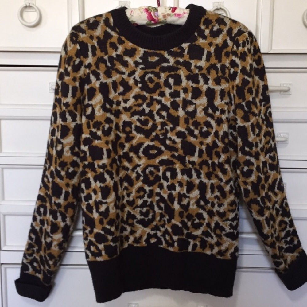 Animal Print Sweater